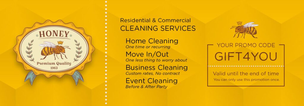 Discount coupon for cleaning services